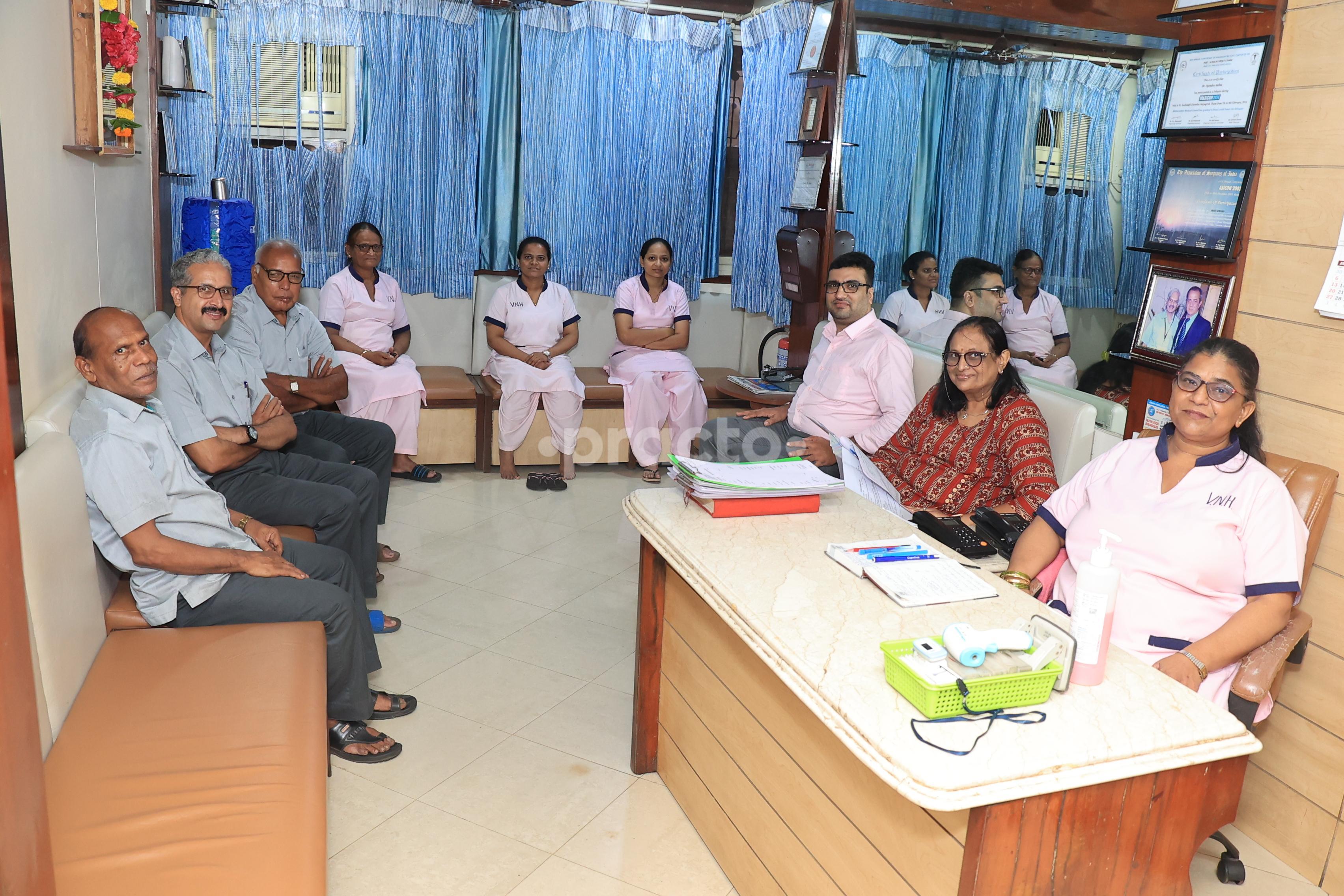 Reception Area at Vrindavan Nursing Home Kandivali West Mumbai