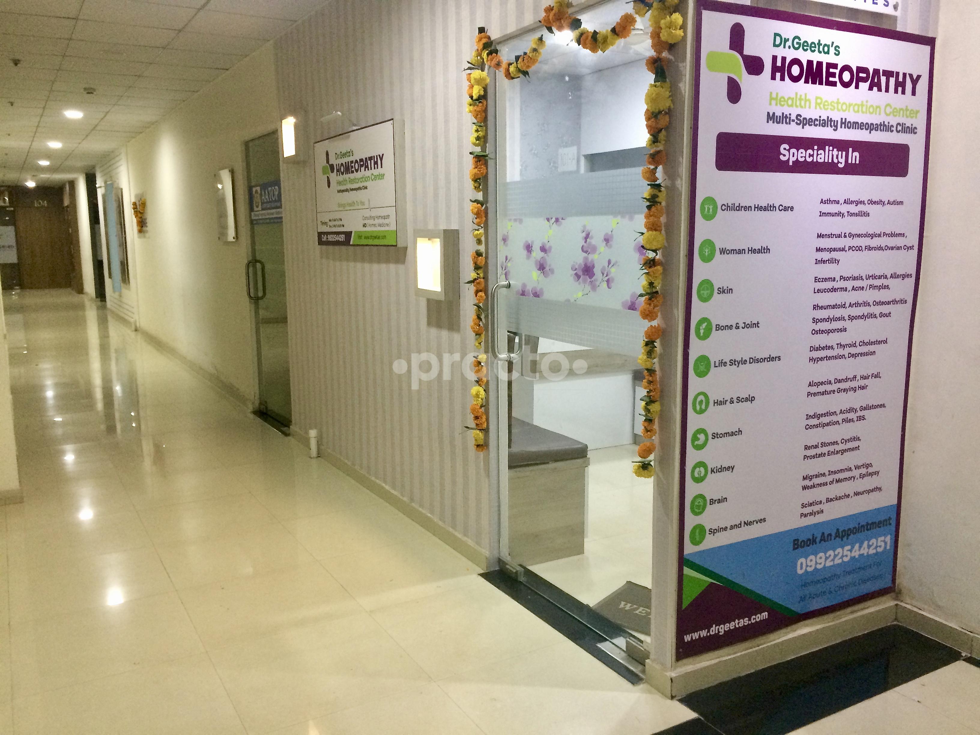 Dr Geeta S Homoeopathy Health Restoration Centre Homeopathy