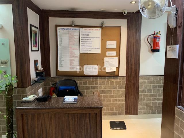 Reception Area at Dr. Nakra Clinic Malviya Nagar Delhi