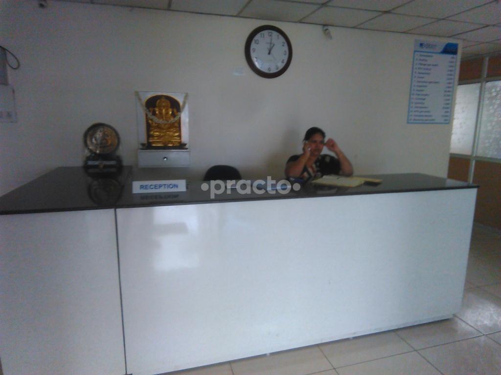 Reception Area at Rohan Multi Speciality Dental Care and Implant Center Moghalrajpuram Vijayawada