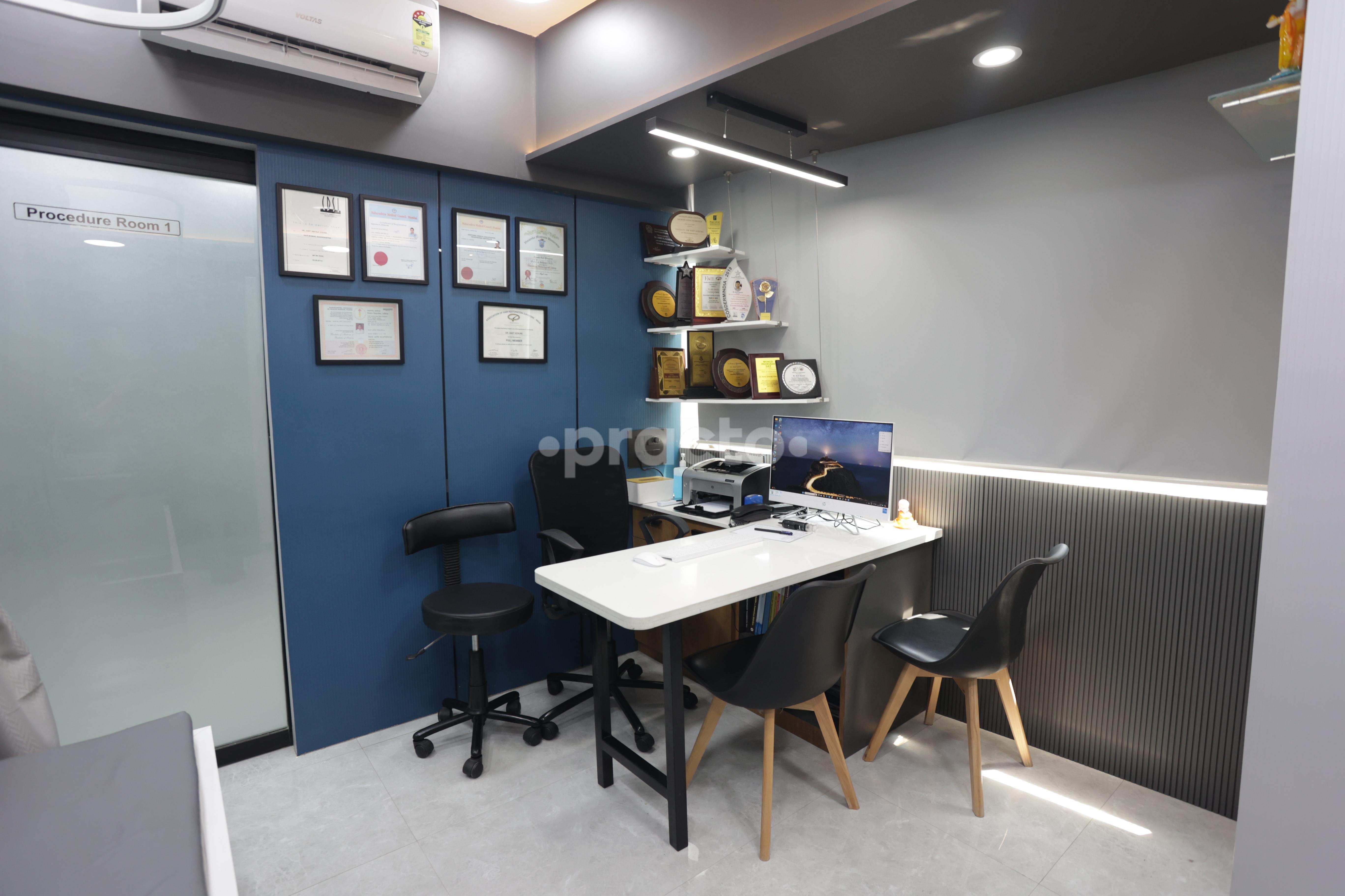 Consultation Room at Dr. Amit Kerure Skin Clinic Vashi Navi Mumbai