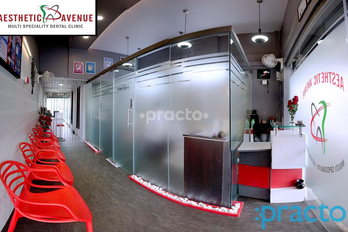 Waiting Area at Aesthetic Avenue Multi Speciality Dental Clinic Kamothe Navi Mumbai