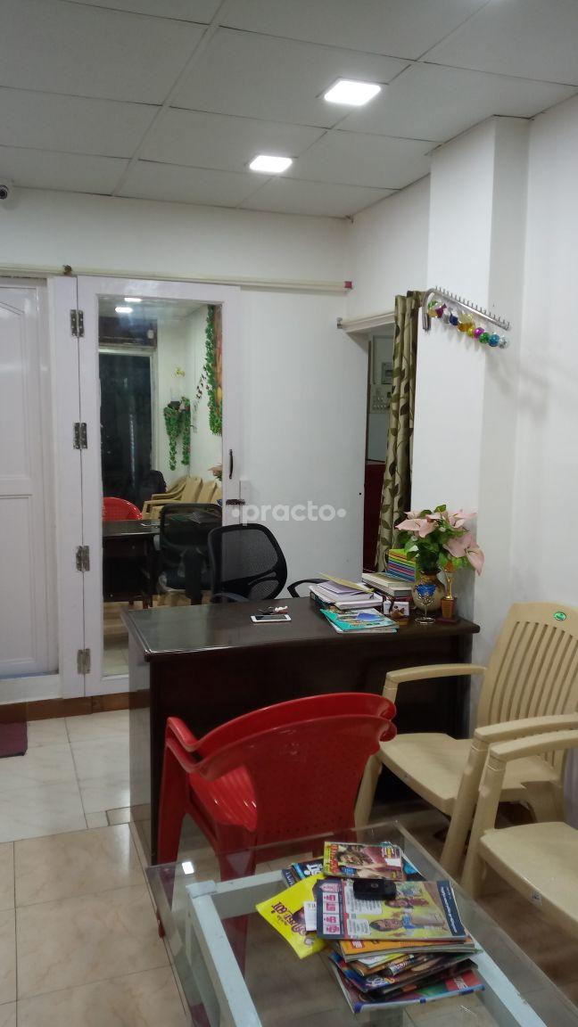 Reception at Care & Cure Physio Clinic Mogappair East Chennai