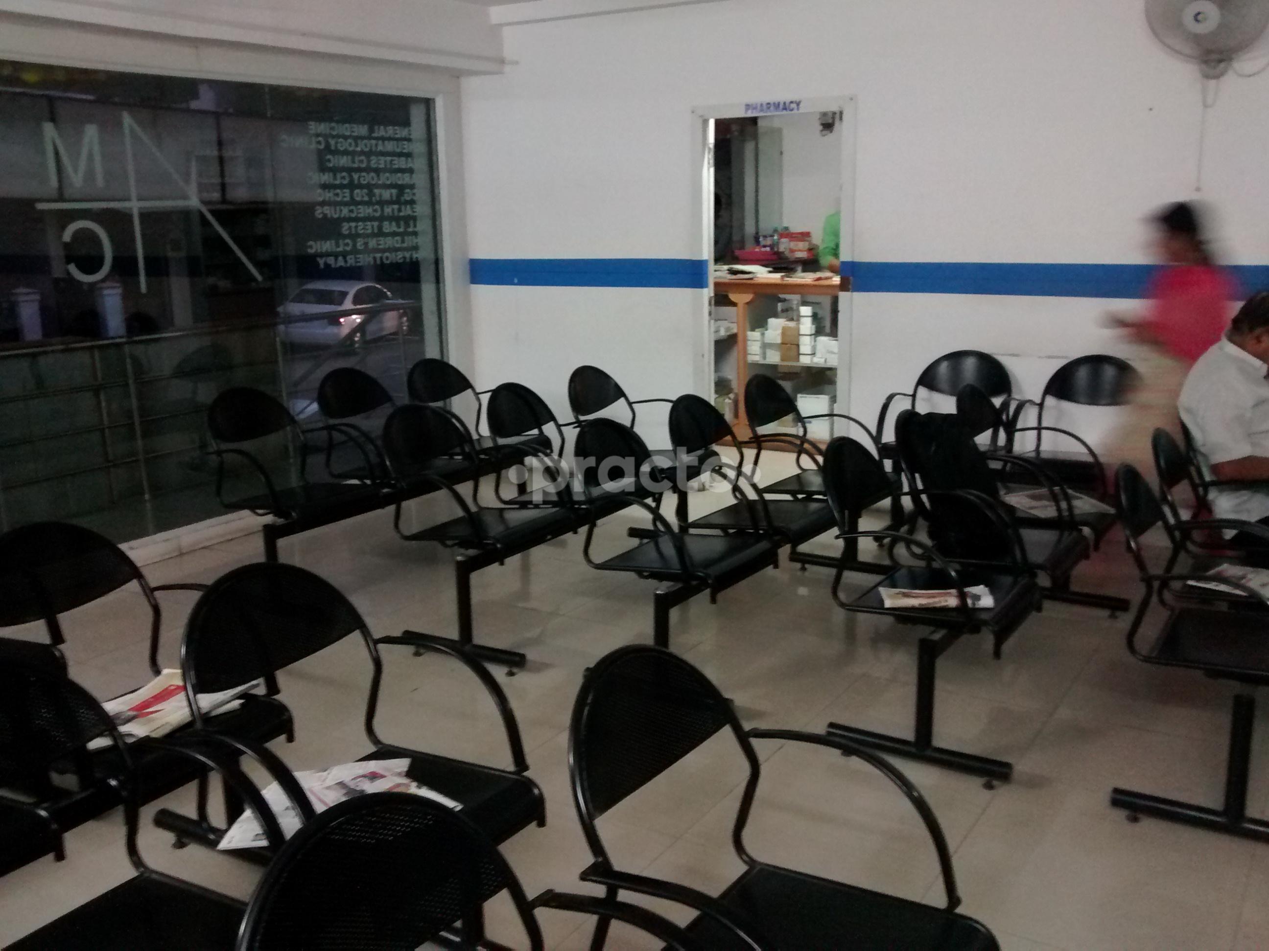 Waiting Area at Amrutha Multispeciality Clinics KPHB Hyderabad