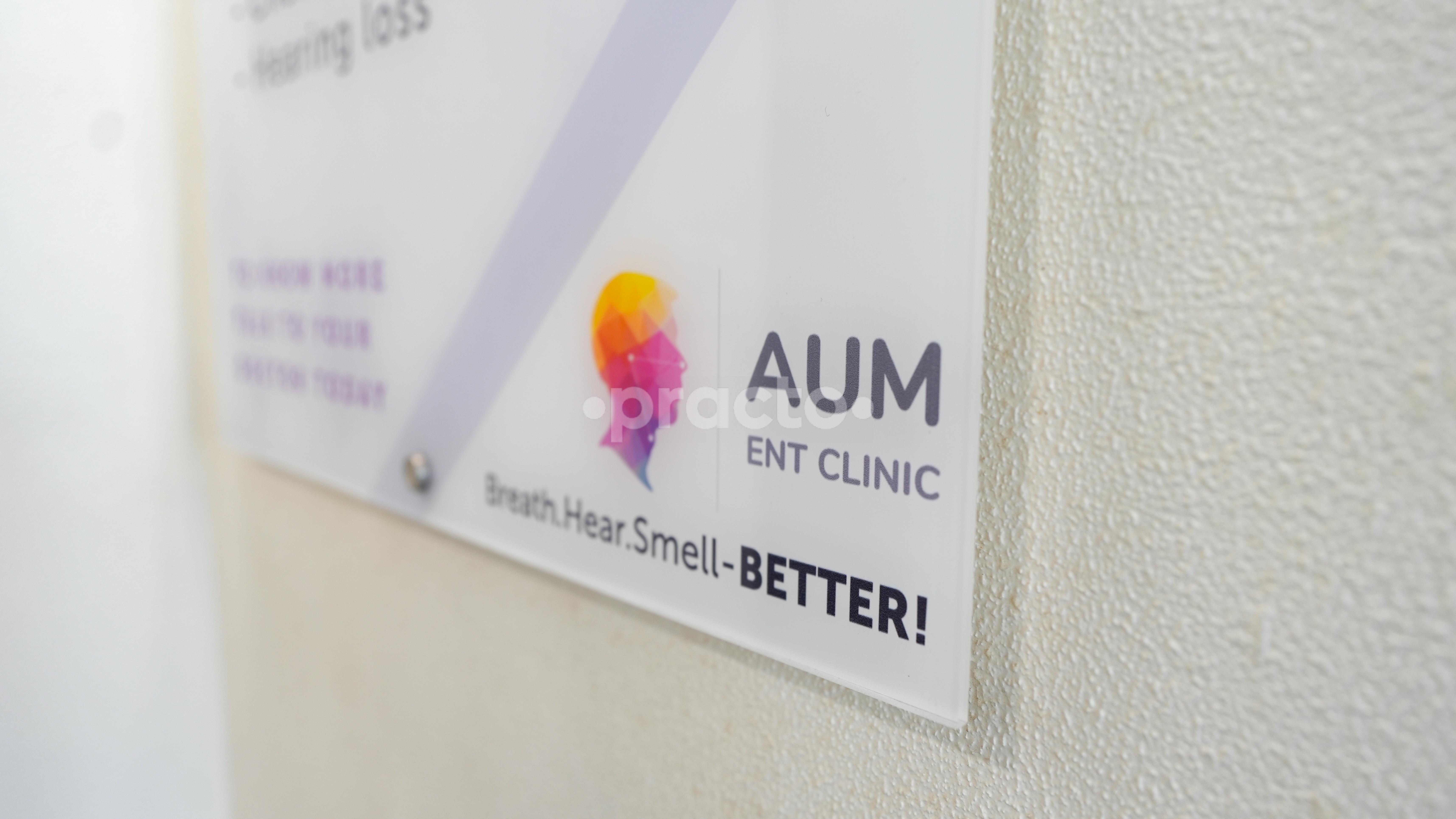 Establishment board at AUM ENT Clinic Andheri West Mumbai