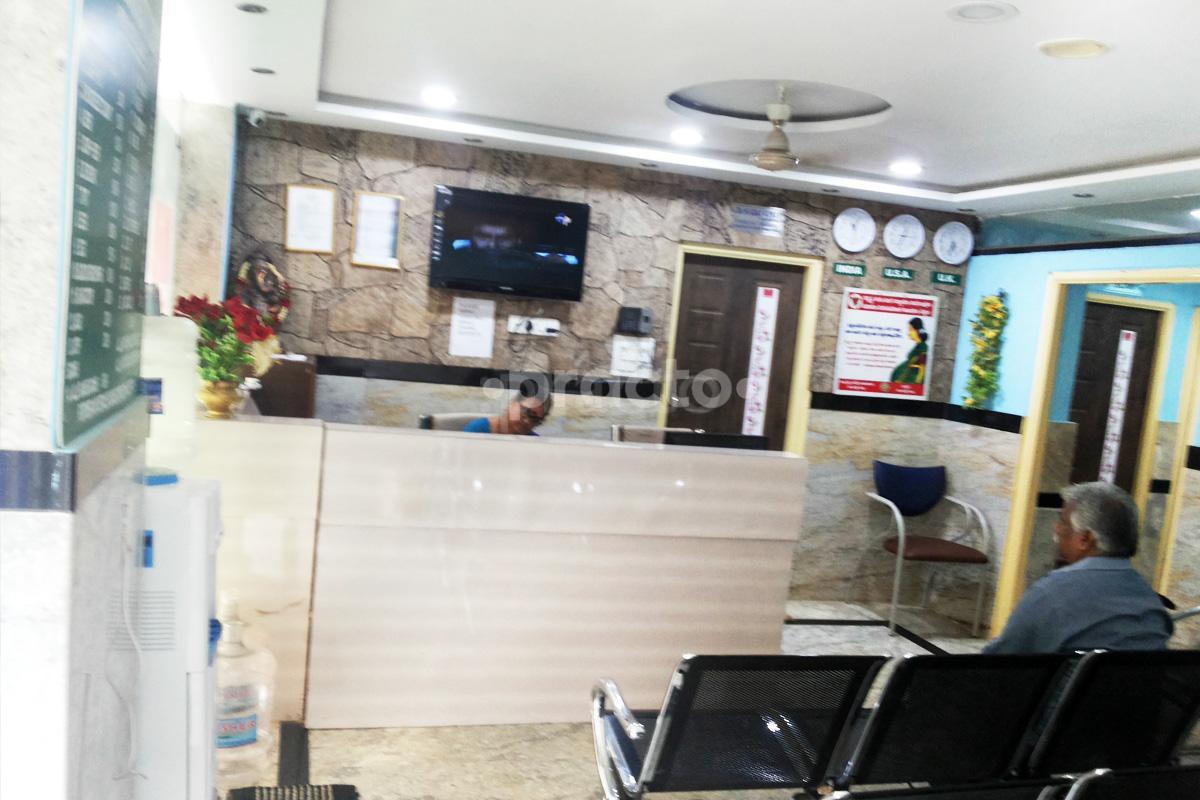 Reception at Madhuri Diagnostics & Clinic Malkajgiri Hyderabad