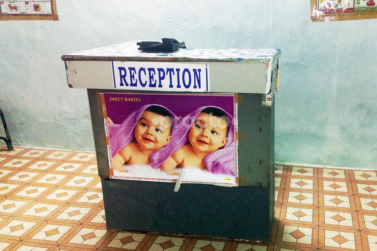 Reception at Health Care clinic Tolichowki Hyderabad