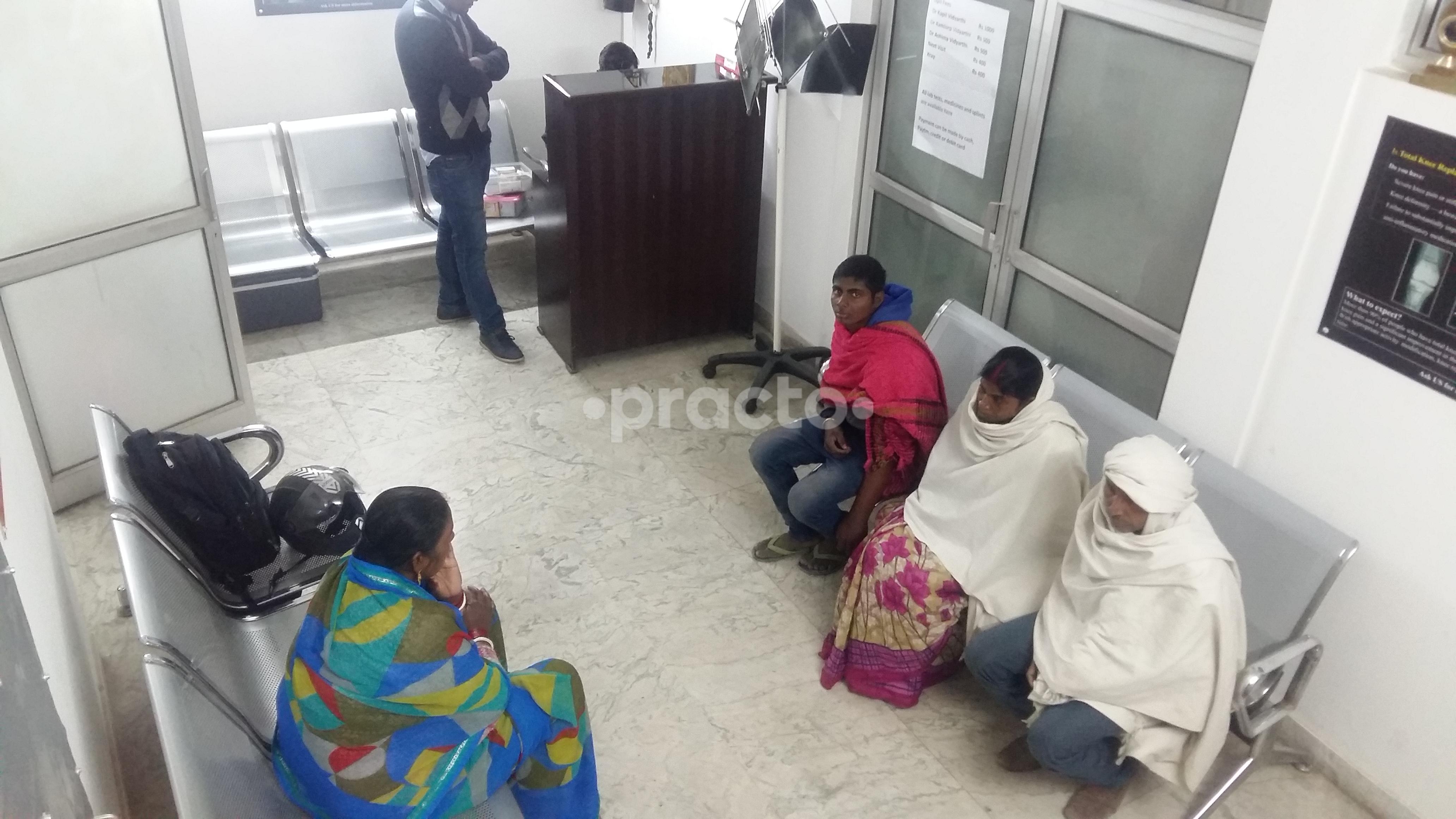 Reception at Orthoplus Clinic Palam Vihar Gurgaon