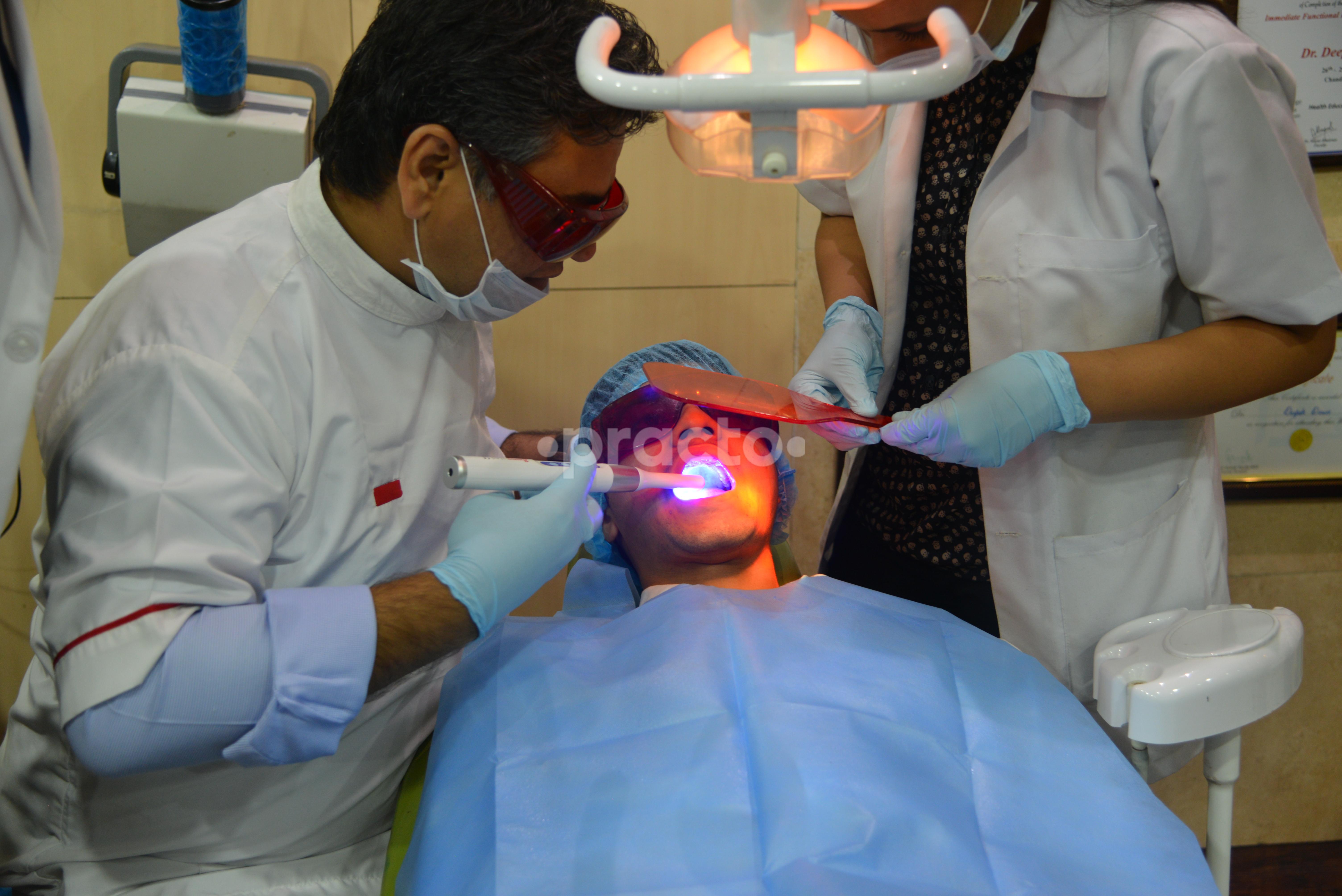 Reception at Dawar Advanced Dental's - DAD'S Clinic Sector 20 Panchkula