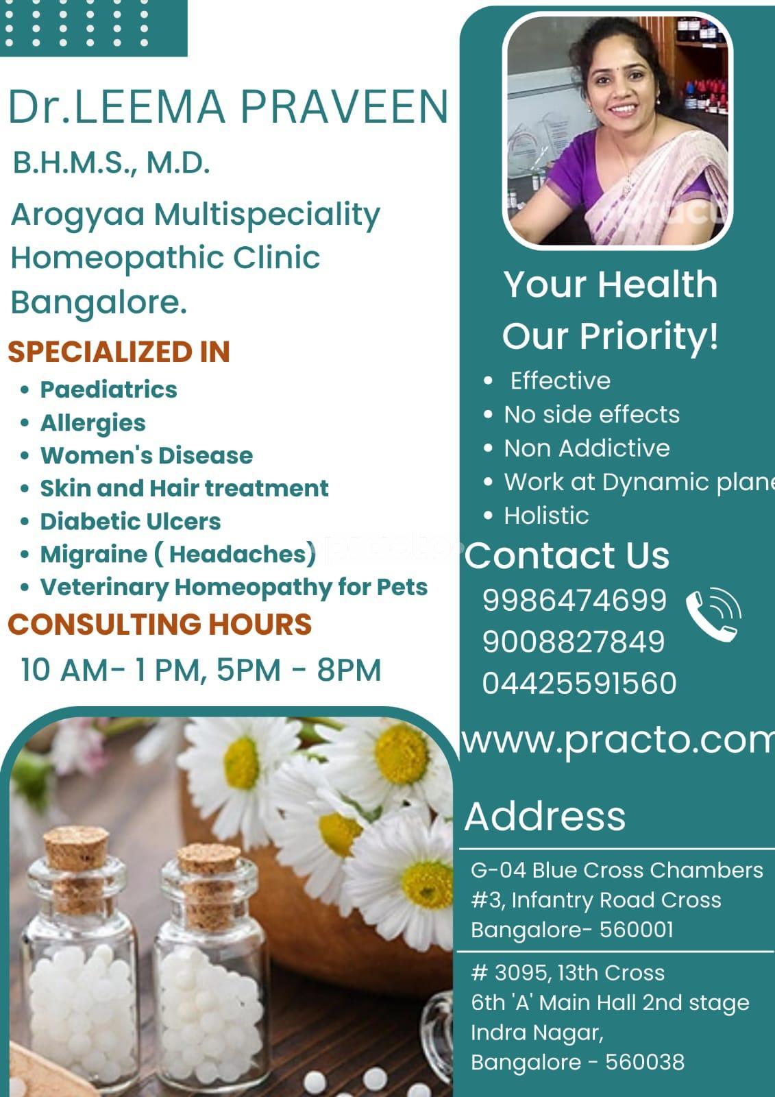 Products Display at Arogyaa Multispeciality Homeopathic Clinic Indiranagar Bangalore
