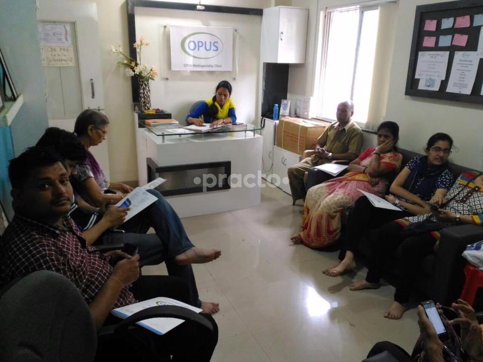 Waiting Area at Opus Spine and Sports Clinic Parvati Gaon Pune