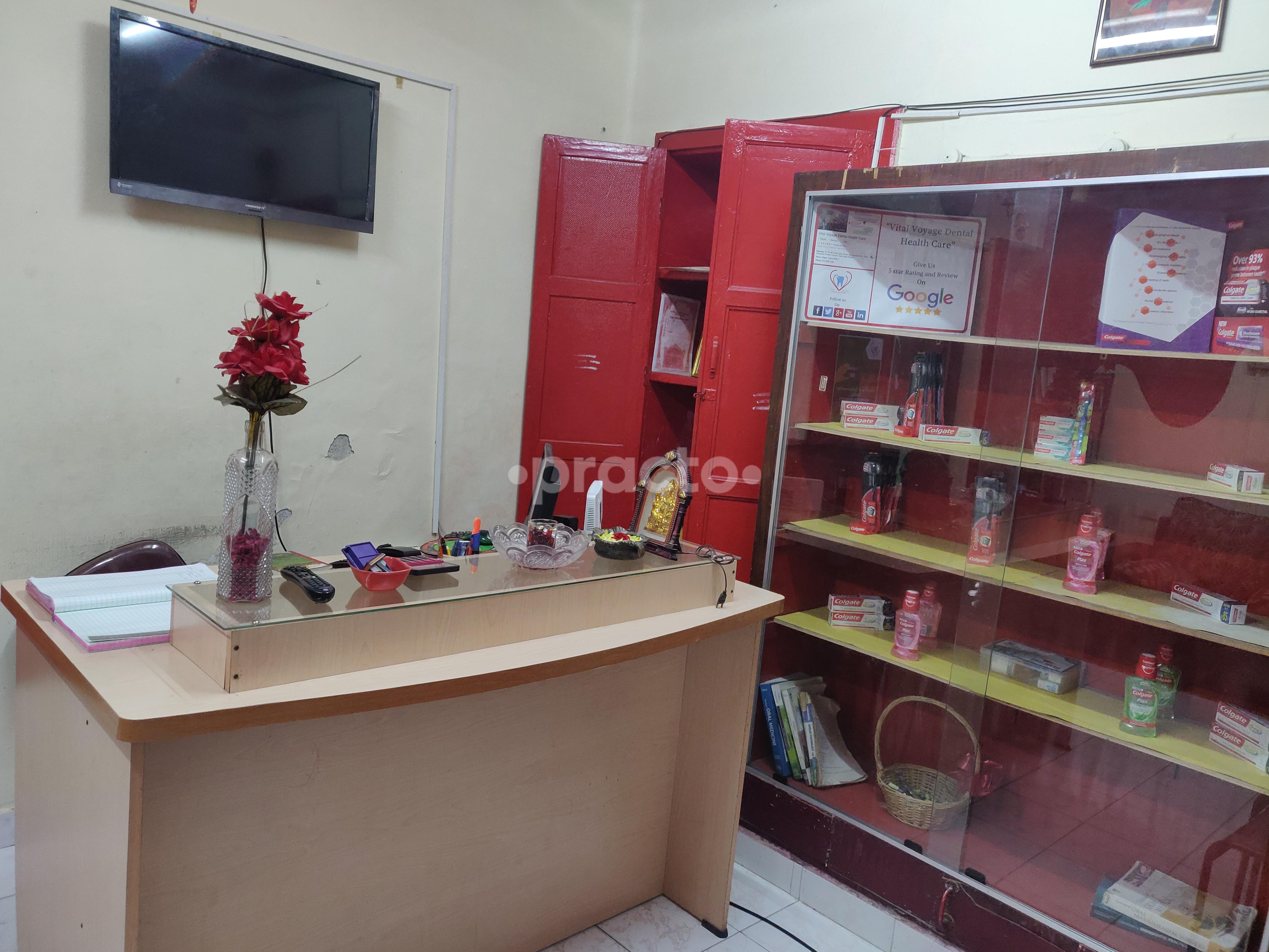 Reception at Vital Voyage Dental Health Care Mandaveli Chennai