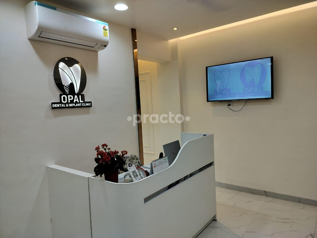Reception Area at Opal Dental & Implant Clinic Lohegaon Pune