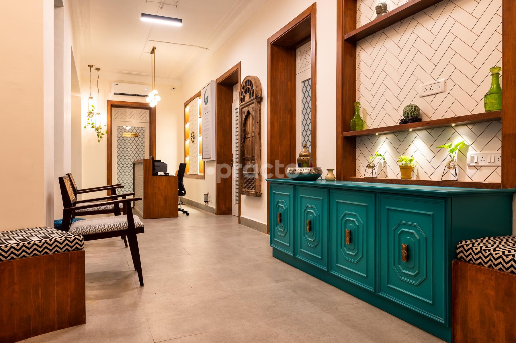 Reception Area at Hydra Dermatology Teynampet Chennai