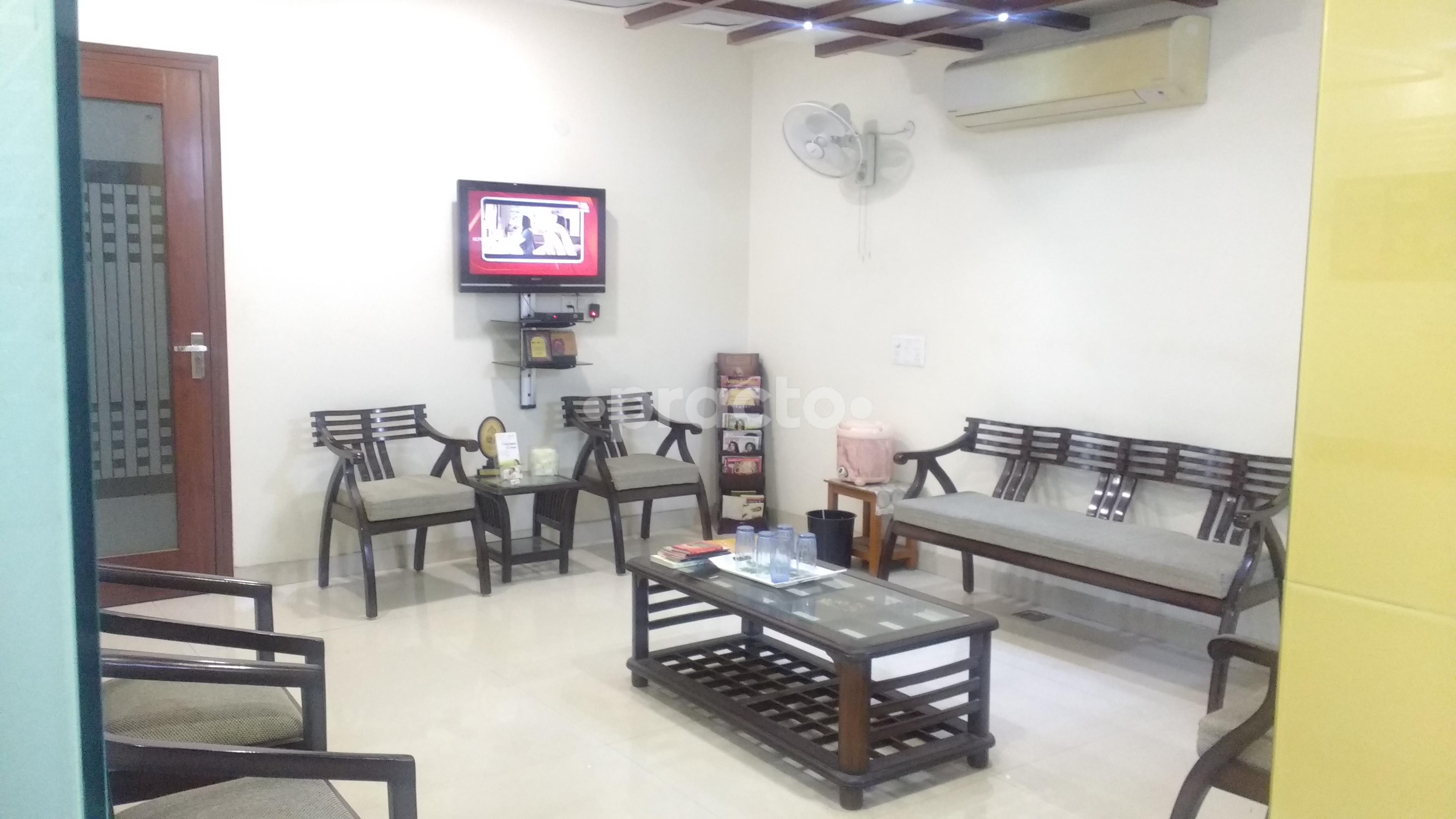 Waiting Area at Dr. Manju Hotchandani's Clinic Lajpat Nagar Delhi