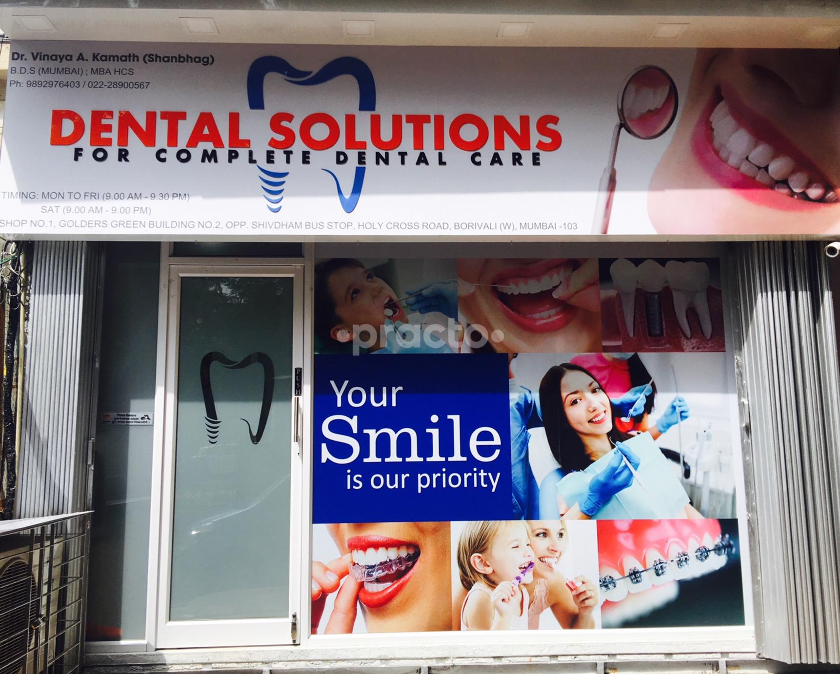 Entrance at Dr Vinaya's Dental Solutions Clinic Borivali West Mumbai