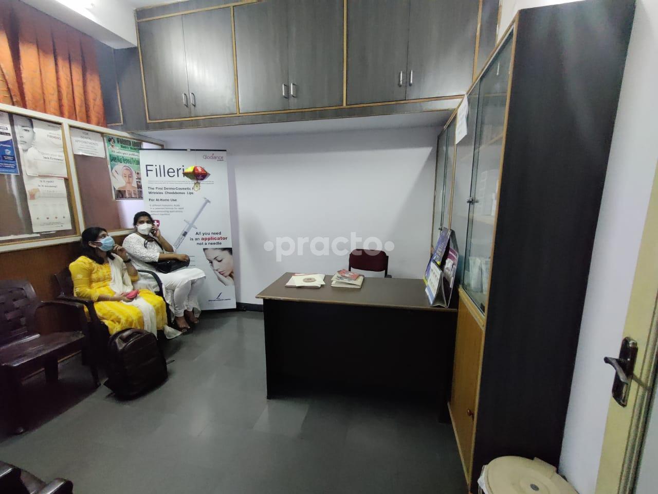 Reception Area at Skin and Hair Clinic Trimulgherry Hyderabad