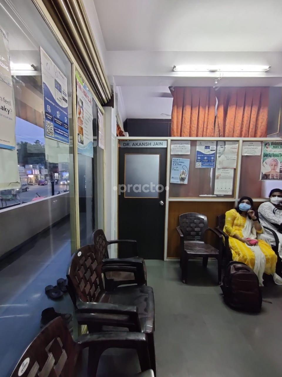 Waiting Area at Skin and Hair Clinic Trimulgherry Hyderabad