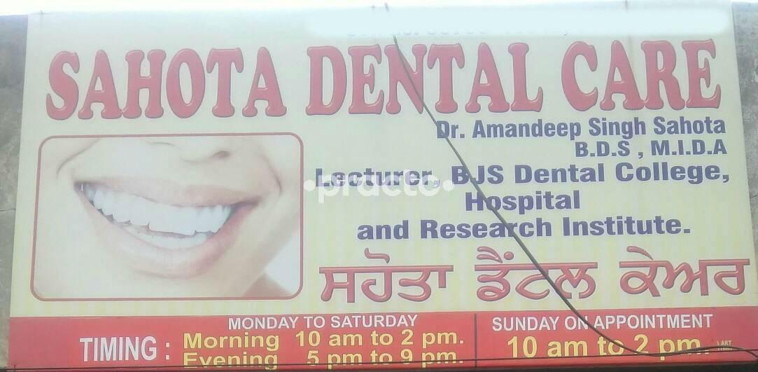 Sahota Dental Care Jamalpur Colony Ludhiana