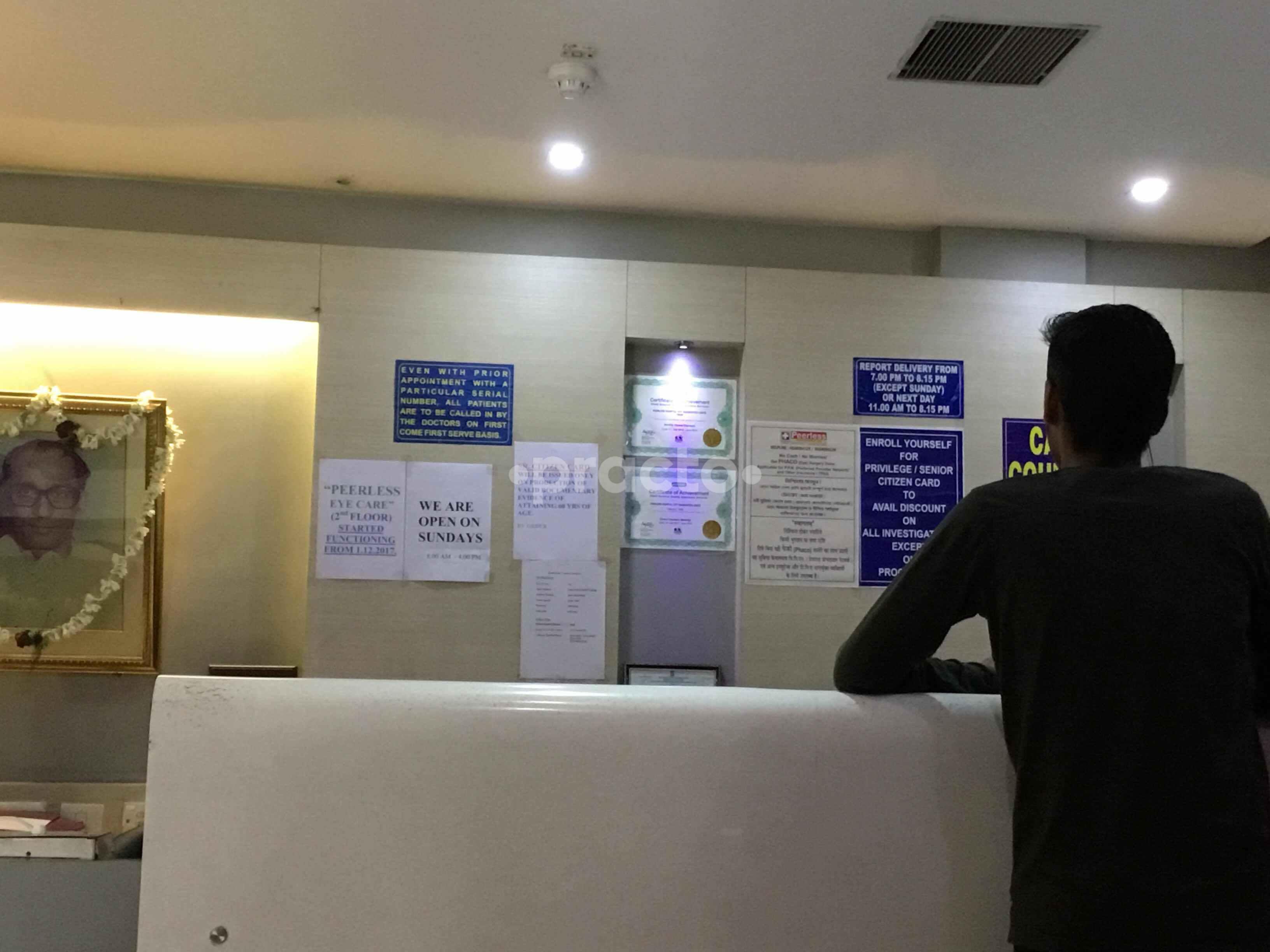 Waiting Area at Dietitian at Peerless Diagnostic Centre Chittaranjan Avenue Kolkata