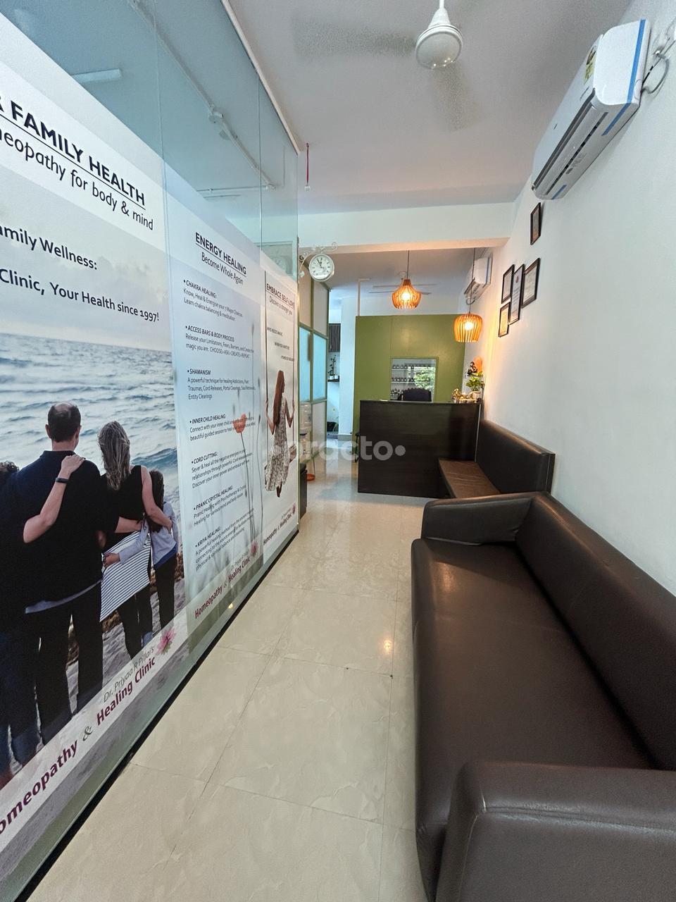 Waiting Area at Homeopathy & Healing Clinic Indiranagar Bangalore