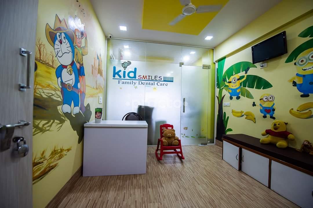 Reception Area at Kidsmiles Family Dental Care Panvel Navi Mumbai