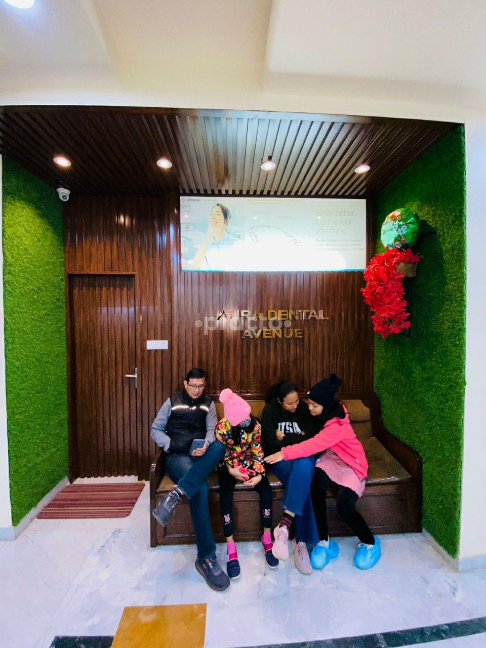 Waiting Area at Aura Dental Avenue Indirapuram Ghaziabad