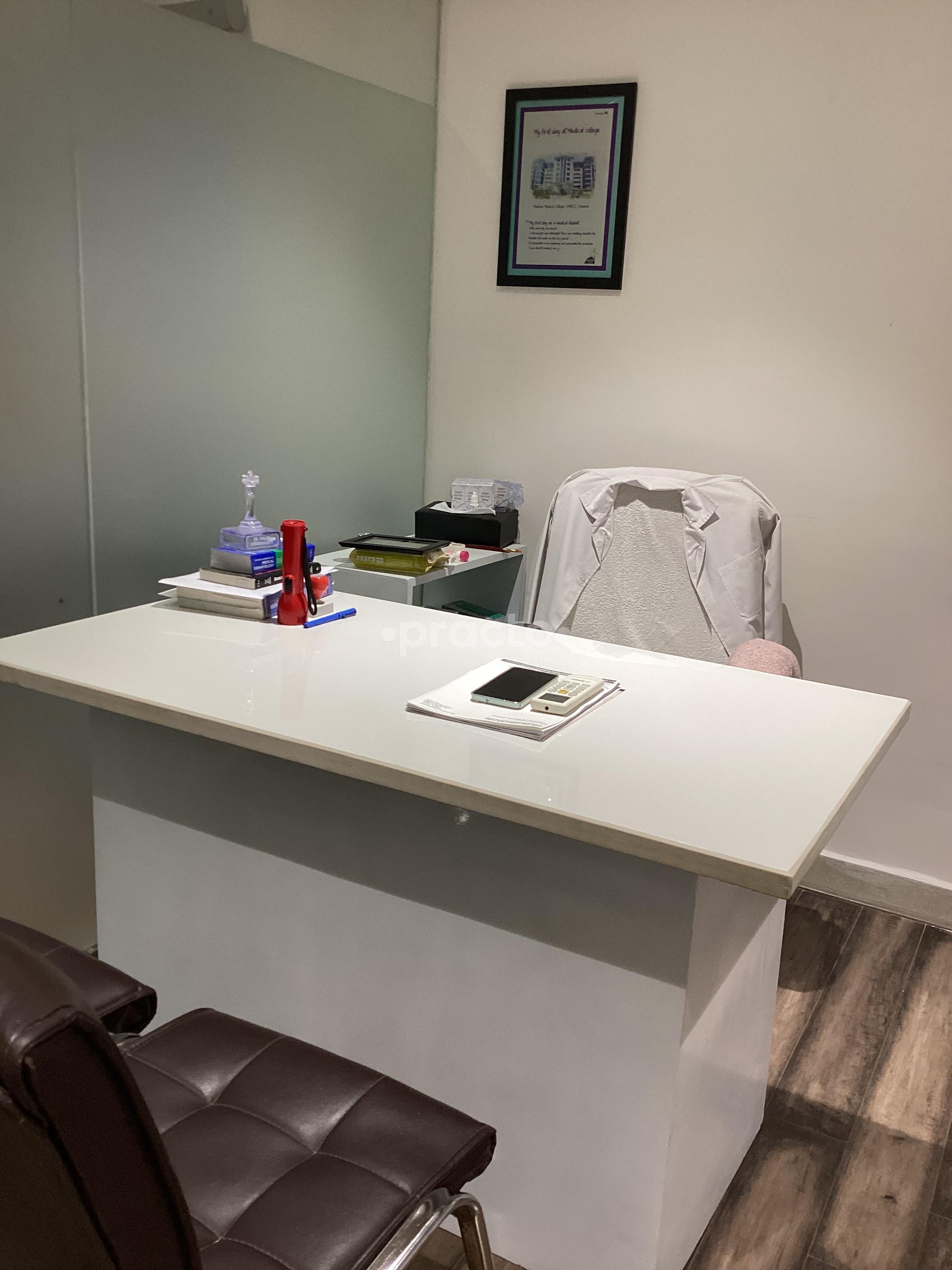 Consultation Room at Aviva Skin, Laser & Hair Clinic KPHB Hyderabad