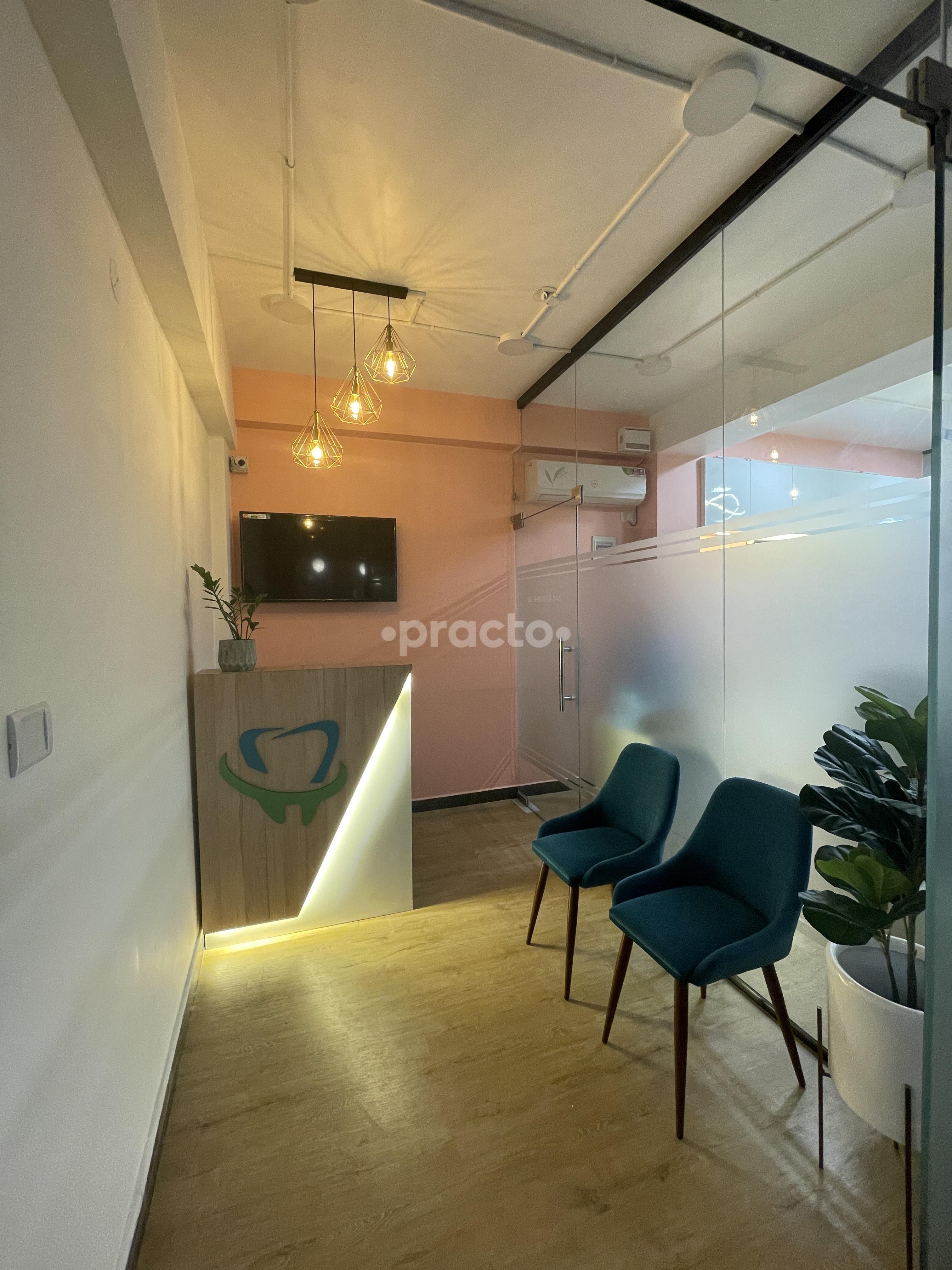Reception Area at Dental Bay HRBR Layout Bangalore