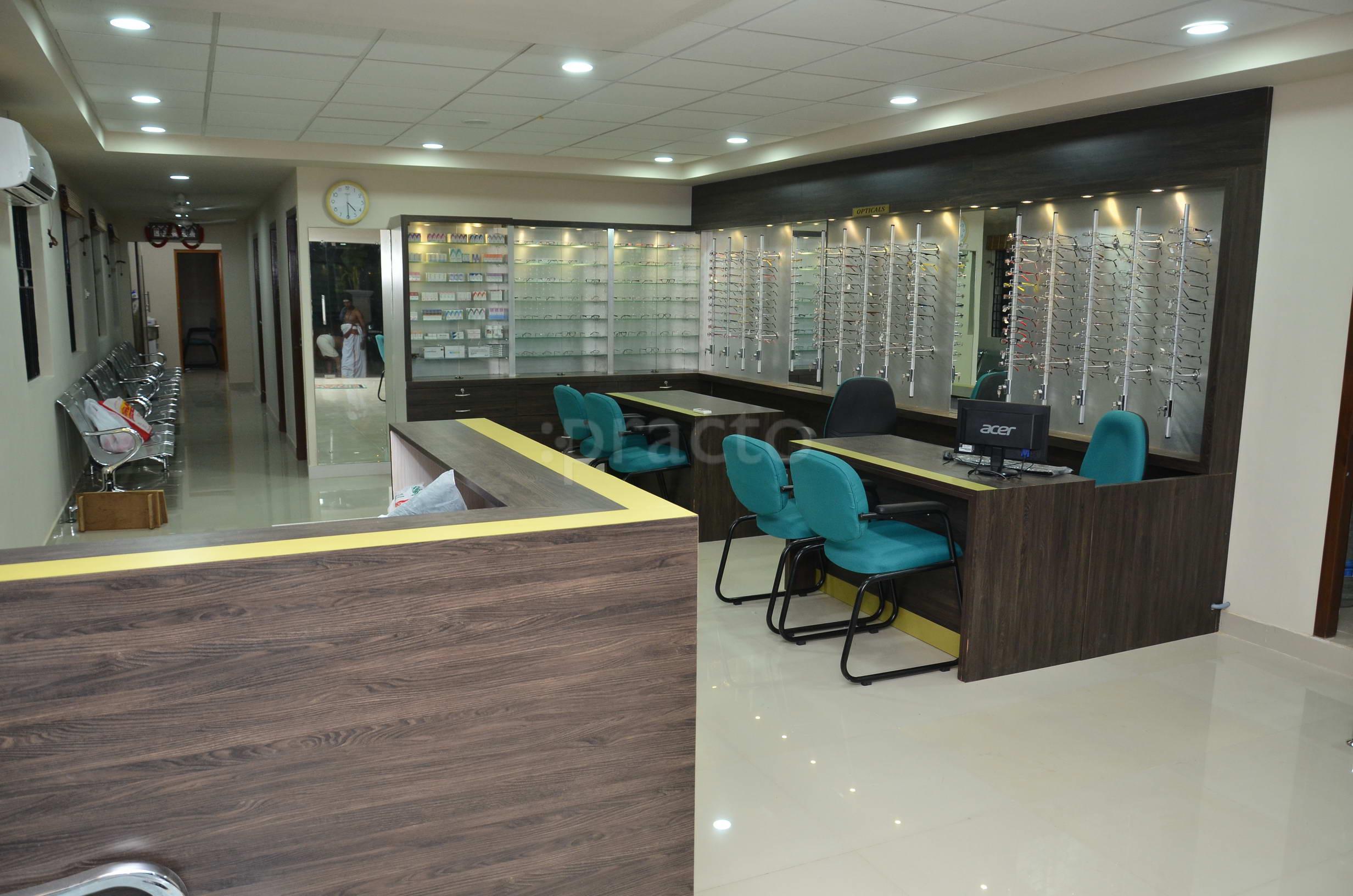 Reception Area at Pranav Eye Care Hospital Ambattur Chennai