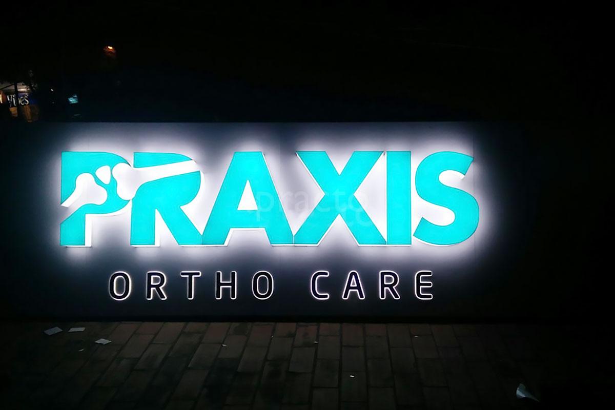 Entrance at Praxis Ortho Care Basavanagudi Bangalore