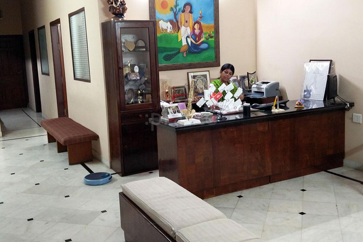 Reception at Prayaas Clinic and Research Centre Malviya Nagar Jaipur