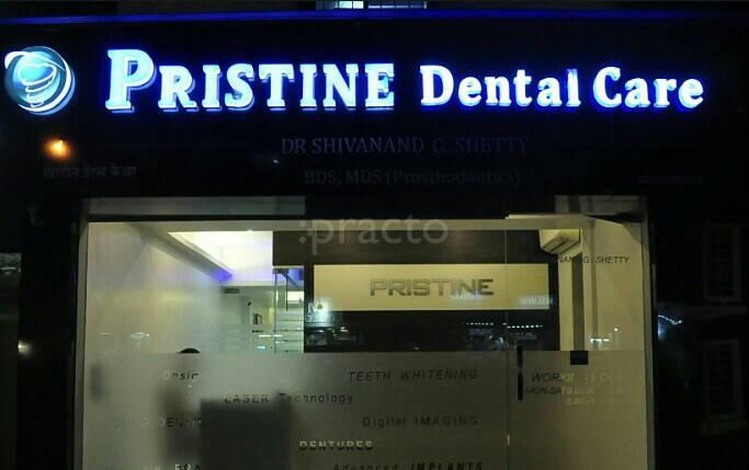 Entrance at Pristine Dental Care Vasai West Thane