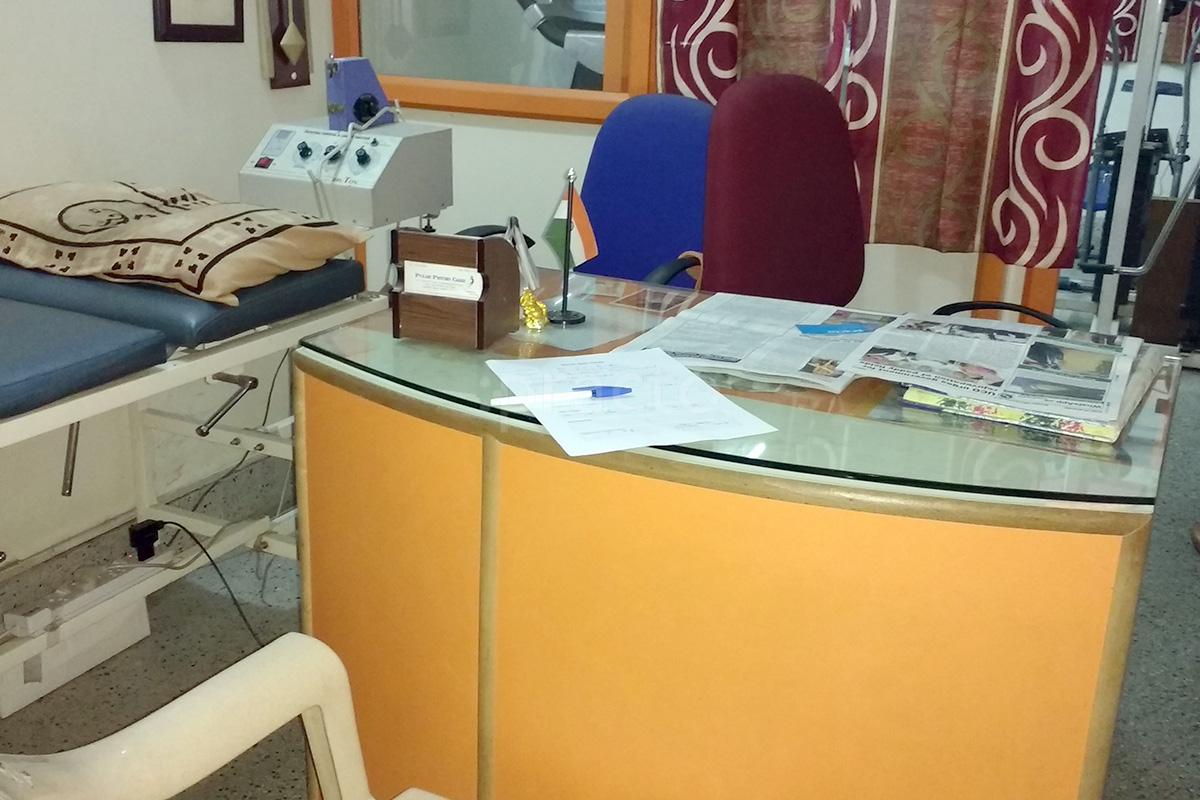 Reception at Pulse Physio Care Siddarthanagar Nagar Mysore