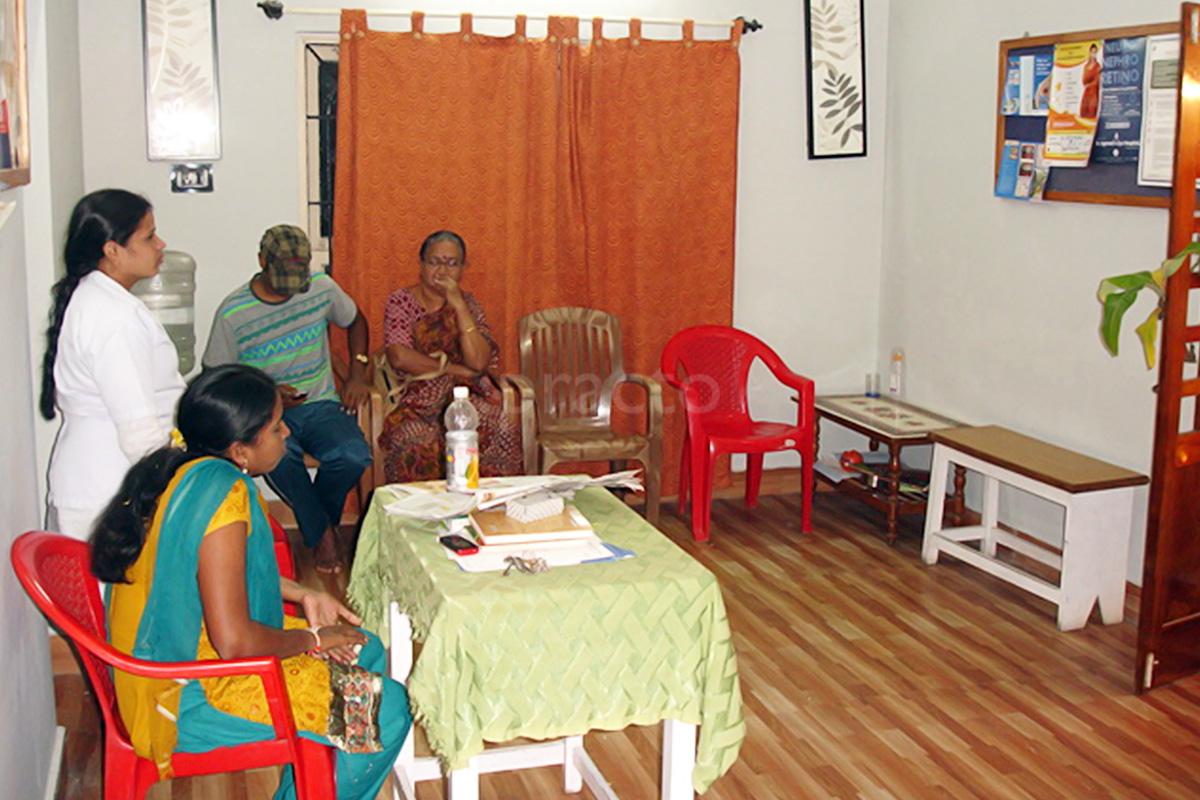 Waiting Area at R R Multispeciality Dental Care Centre Bannerghatta Road Bangalore