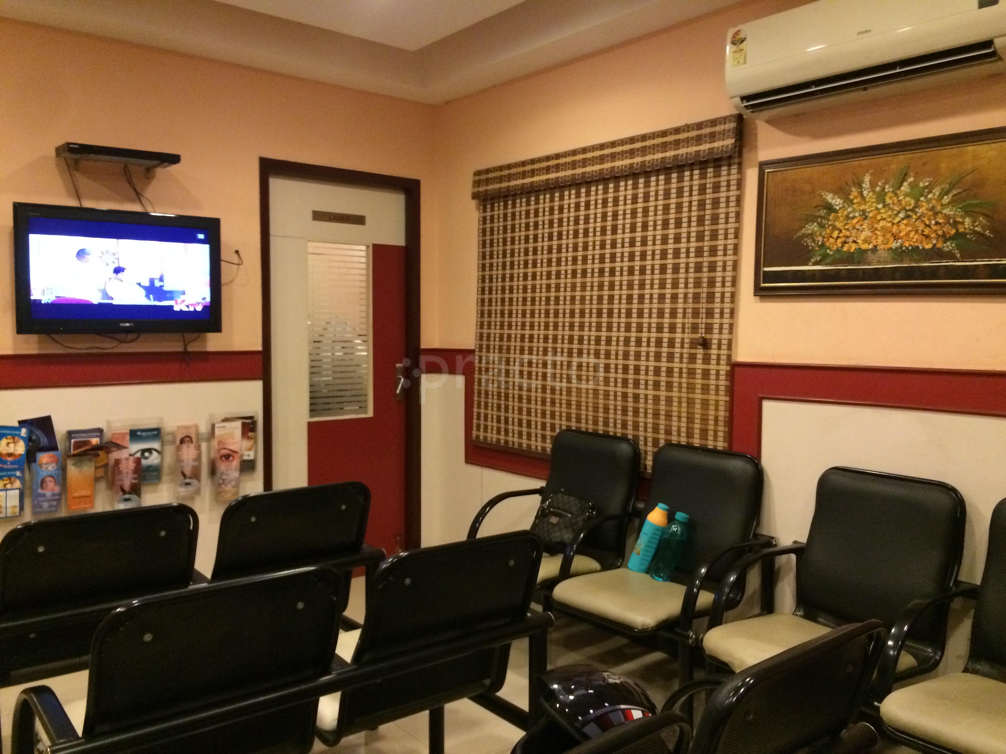 Waiting Area at Rajan Eye Care Hospital Kotturpuram Chennai