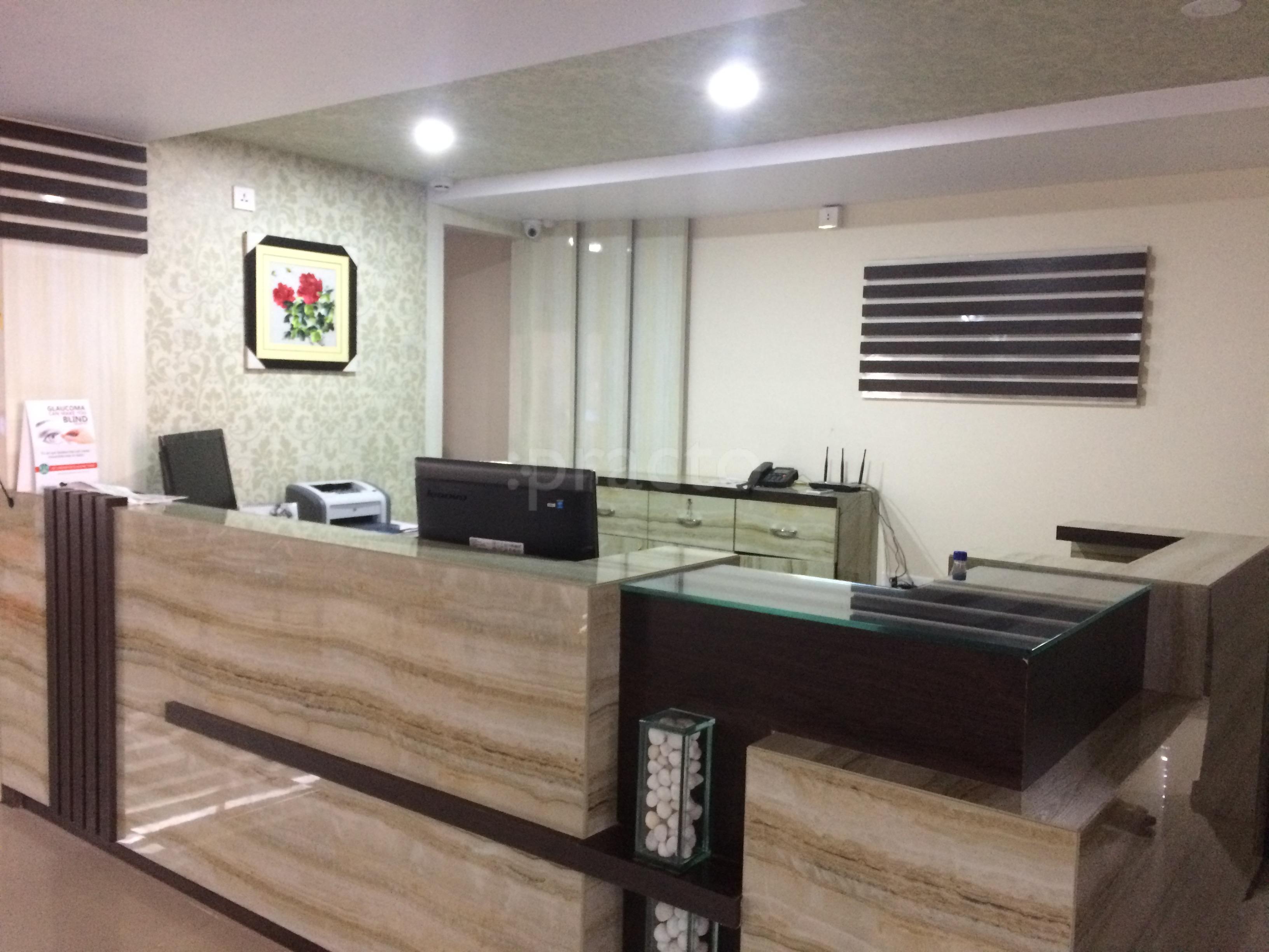Reception at Ramesh Lasik & Laser Centre Himayat Nagar Hyderabad