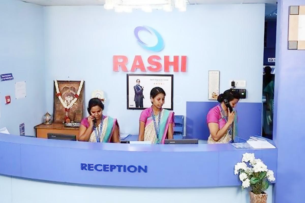 Reception at Rashi Dental and Implant Centre Mahadevapura Bangalore