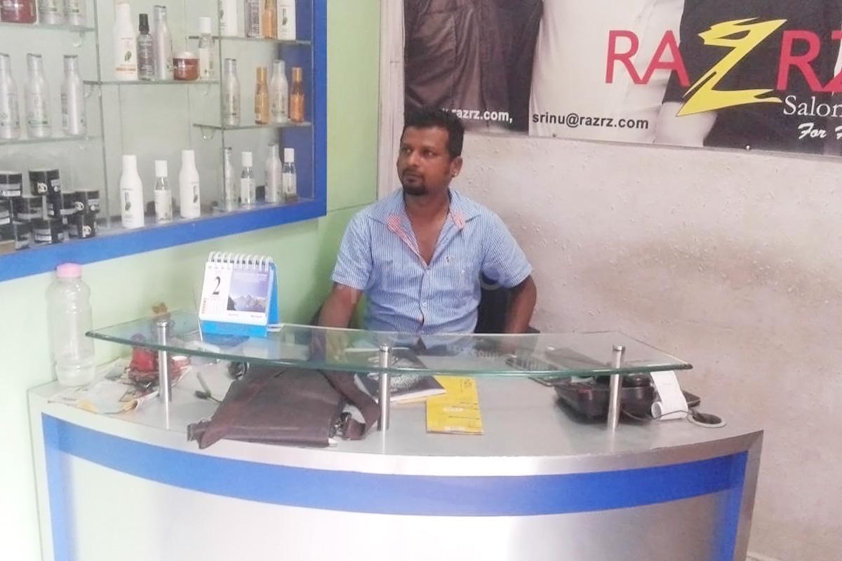 Entrance at Razrz SalonStudio Nallakunta Hyderabad