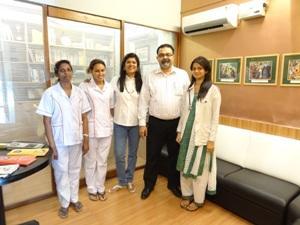 Reception at Rejuven Clinic Worli Mumbai