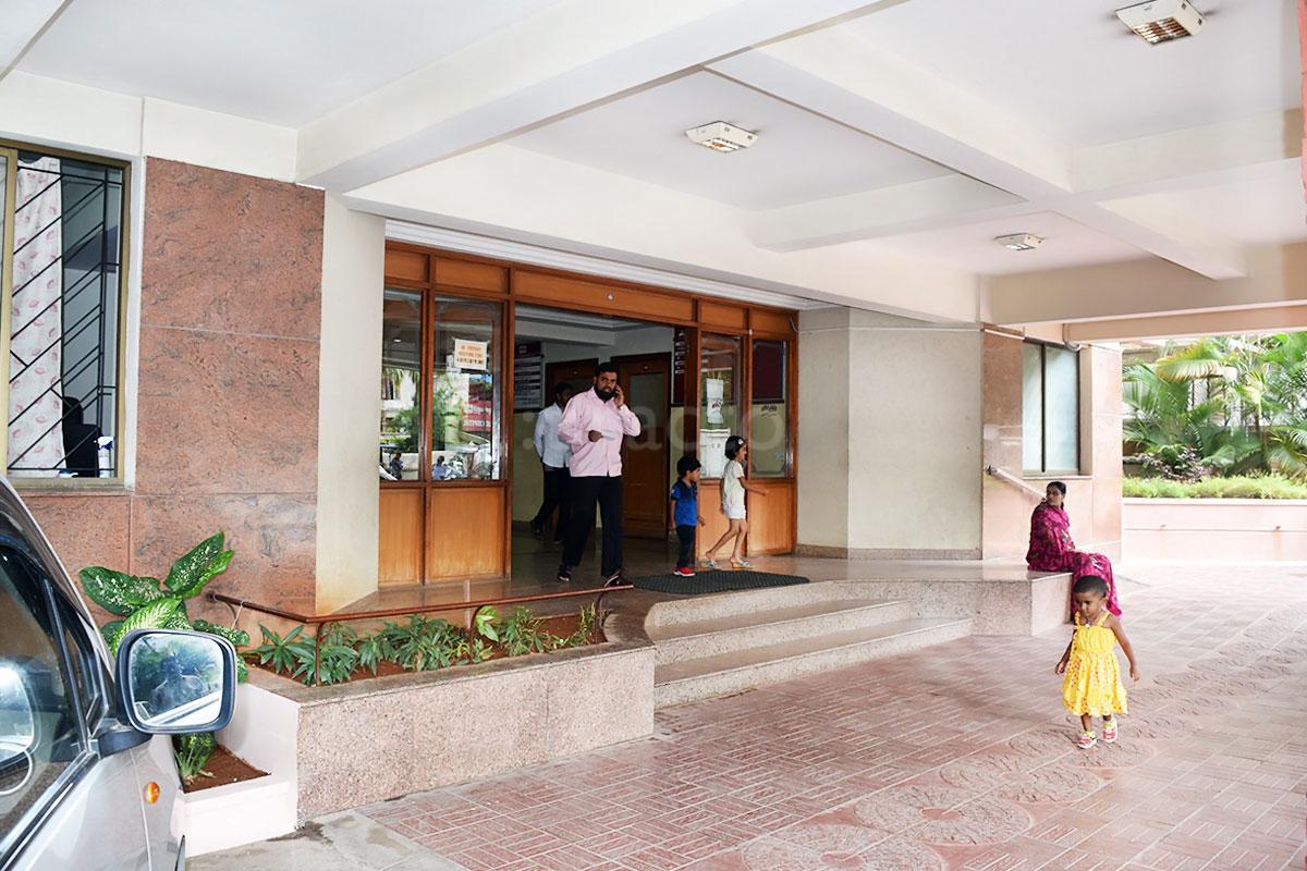 Entrance at Republic Hospital Richmond Town Bangalore