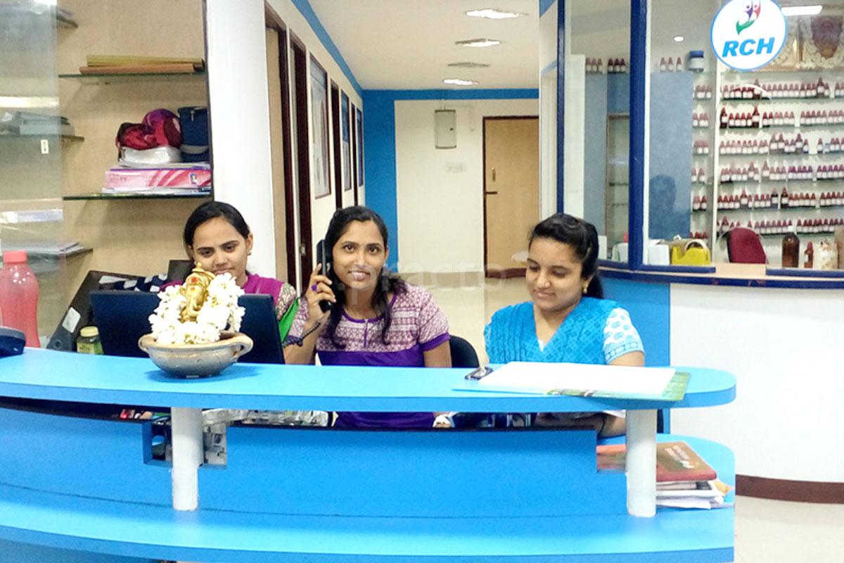 Reception at Rich Care Homeopathy Clinic Malleswaram Bangalore