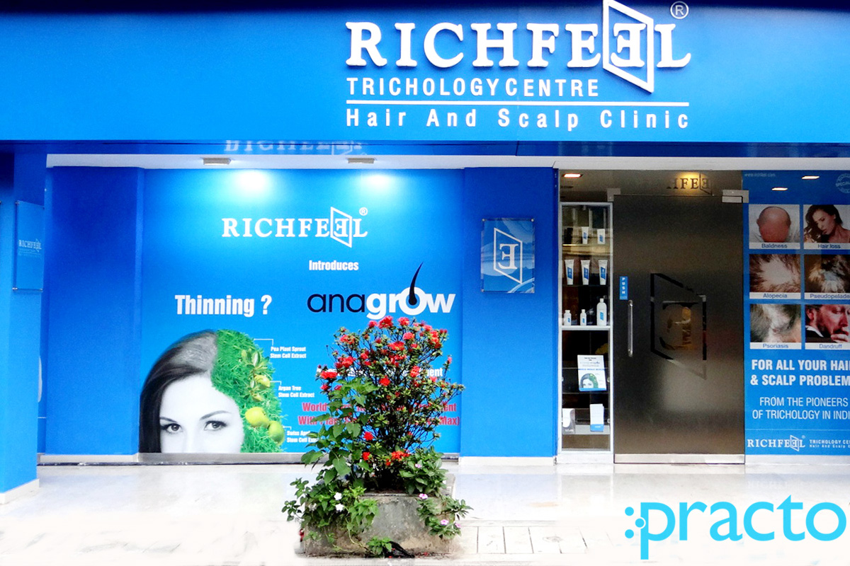 Entrance at Richfeel Trichology Centre Aundh Pune