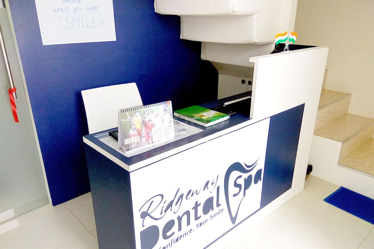 Reception at Ridgeway Dental Spa Hinjewadi Pune