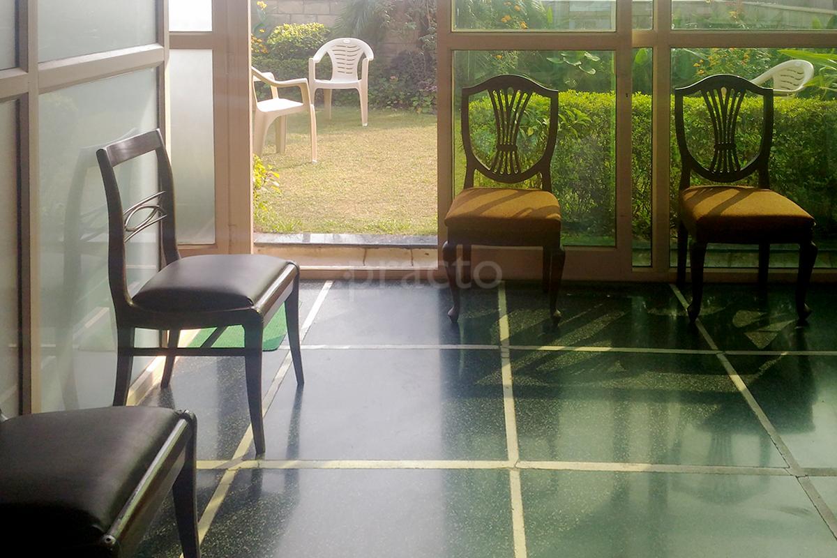 Waiting Area at Ross Clinics Anand Niketan Delhi