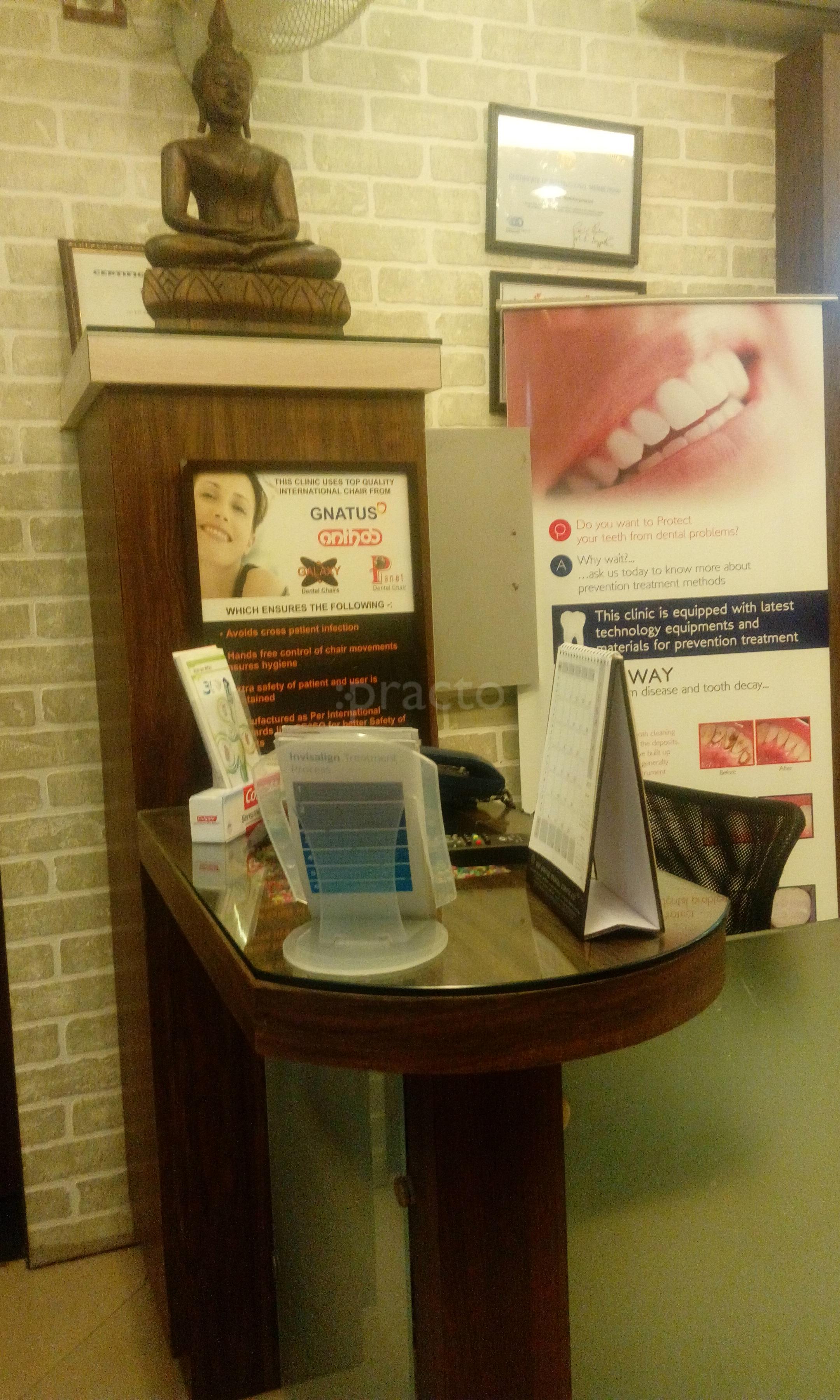 Reception at Sai Dental Specialities. Jayanagar 5 Block Bangalore