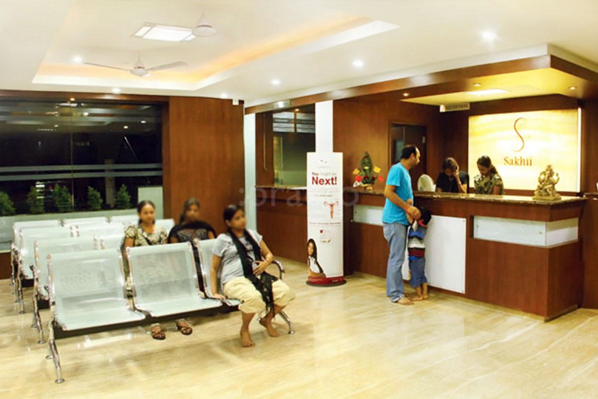 Waiting Area at Sakhii Hospital BTM Layout 2nd Stage Bangalore