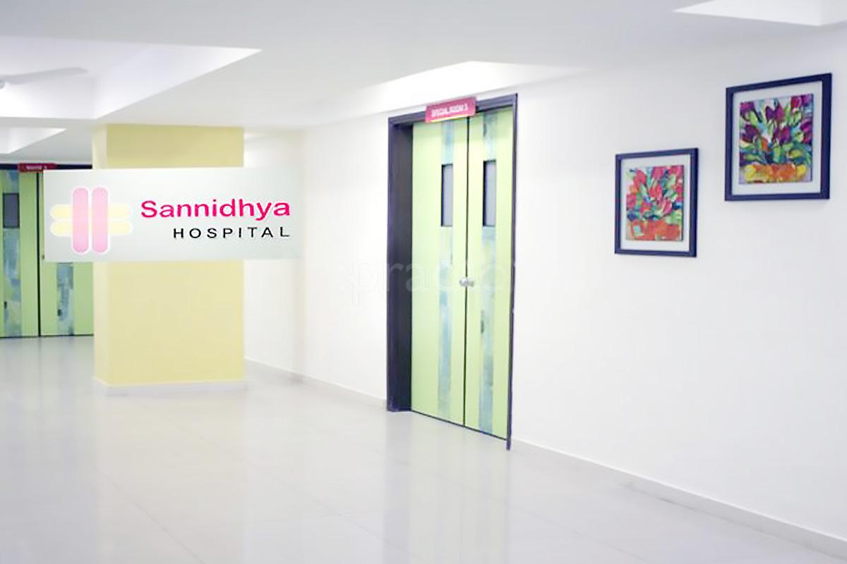 Entrance at Sannidhya Maternity & Multi Speciality Hospital Bopal Ahmedabad