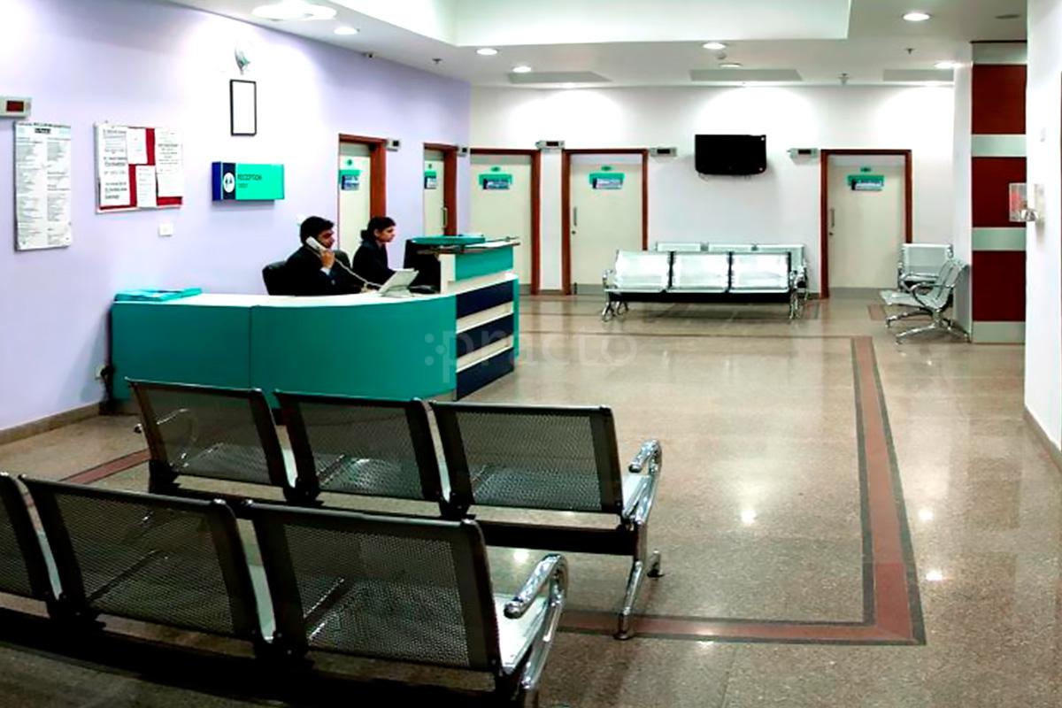 Waiting Area at Sant Parmanand Hospital Civil Lines Delhi