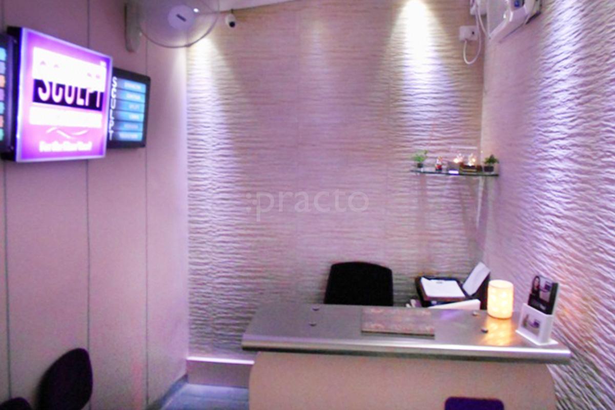 Reception at Sculpt Aesthetic & Cosmetic Clinic Defence Colony Delhi